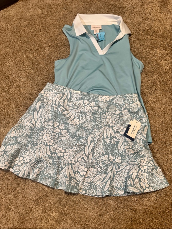 Tommy Bahama Other - GOLF OUTFIT. Tommy Bahama Light Blue & White Sleeveless Polo Set